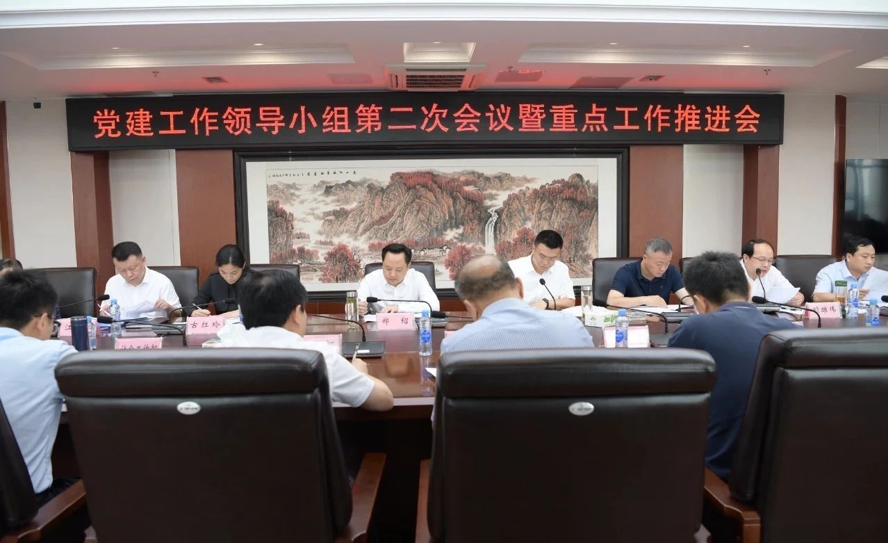 黨建工作領導小組第二次會議暨重點工作推進會召開